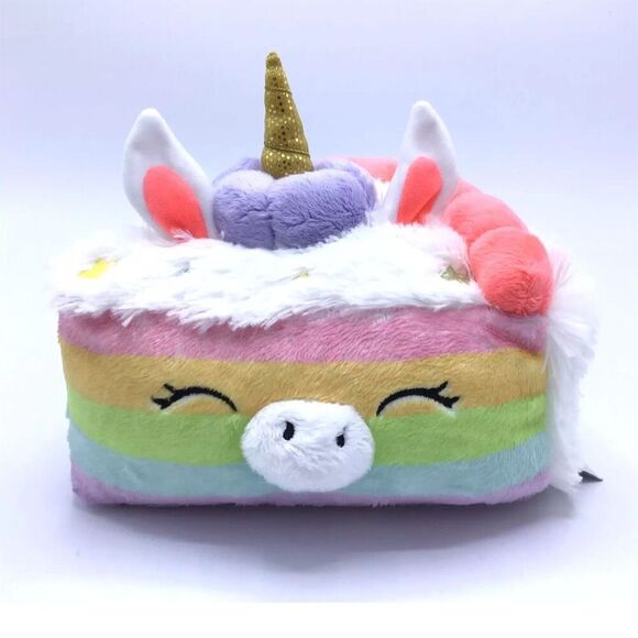 Squishable Other - Squishable Unicorn Rainbow Cake Plush Toy‎ OSG Girls Stuffed Animal